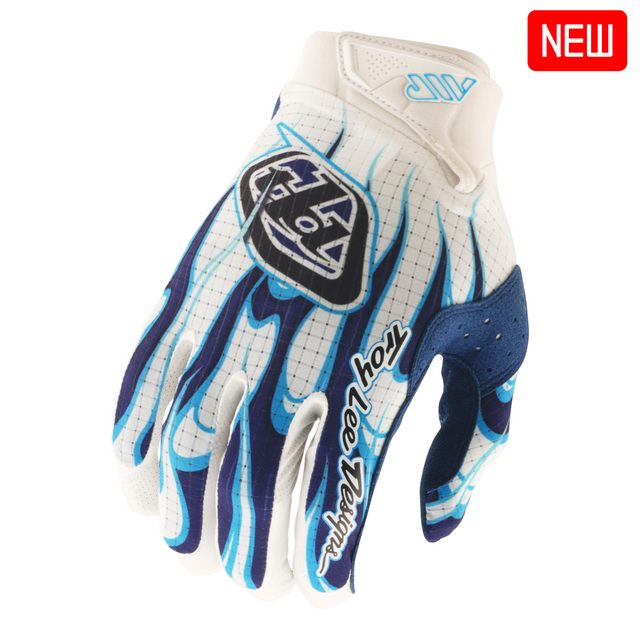 Troy Lee Designs 2025 Fall Air Glove - Torched White / Blue