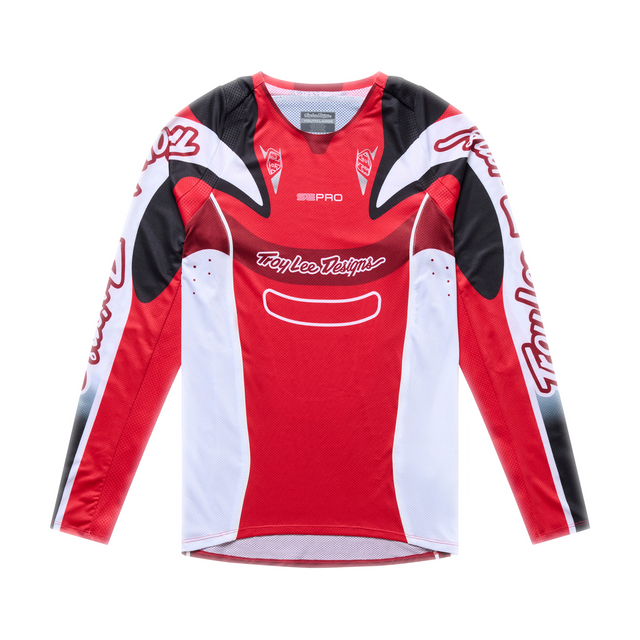 Troy Lee Designs 2026 Spring Youth SE Pro Jersey - Salvo Red / White