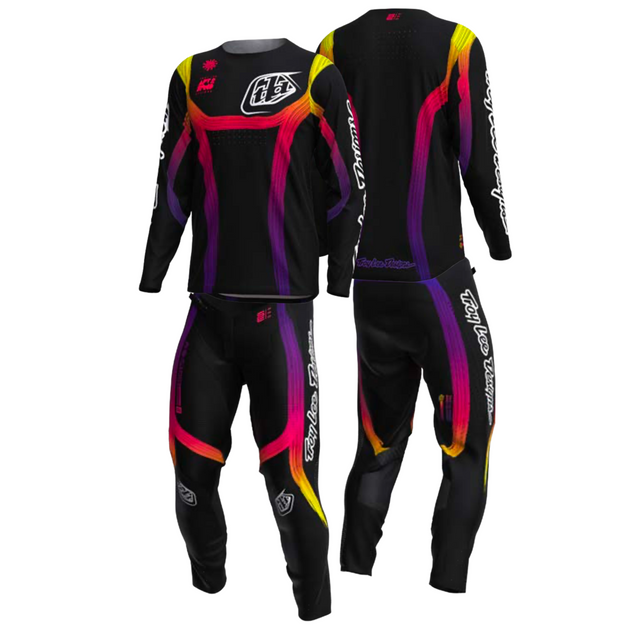 Troy Lee Designs 2025 Fall Se Pro Kit Combo - Stripes Black / Multi Troy Lee Designs 2025 Fall Se Pro Kit Combo - Stripes Black / Multi