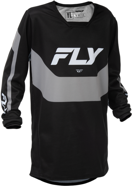 Kinetic 2026 Youth Jersey Black/Grey