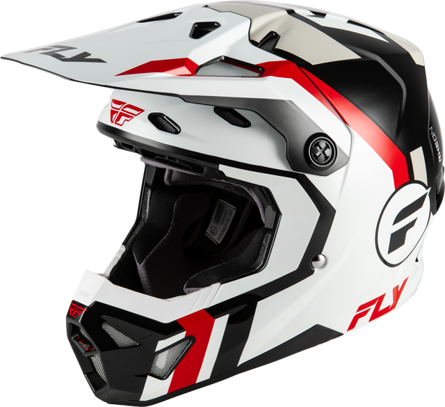 Formula CP Seal Helmet White/Black/Red Formula CP Seal Helmet White/Black/Red