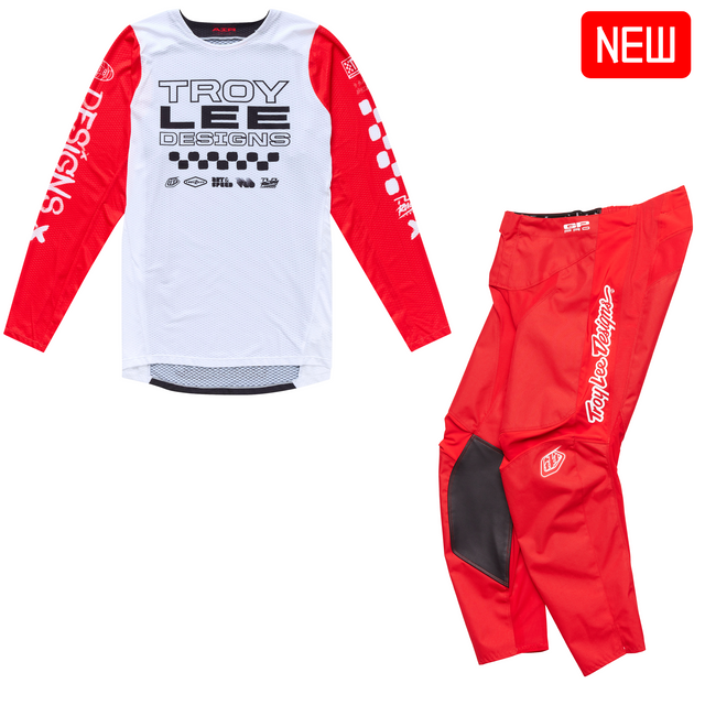 Troy Lee Designs 2025 Fall GP Pro Air Kit Combo - Standard Red Troy Lee Designs 2025 Fall GP Pro Air Kit Combo - Standard Red