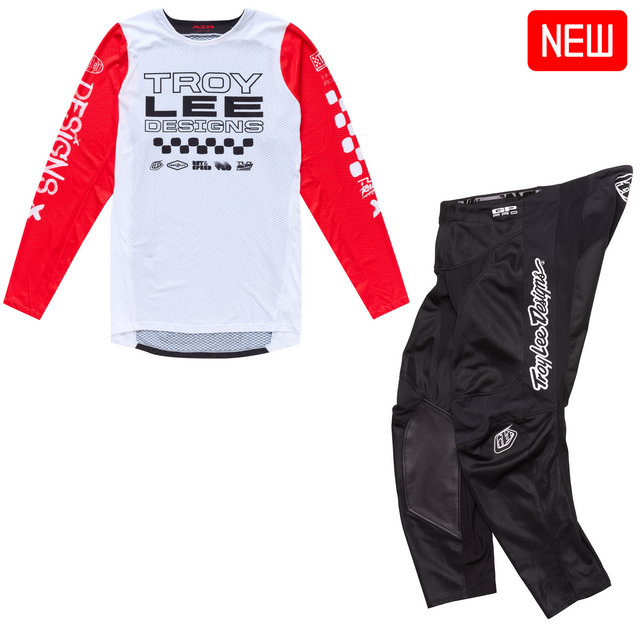 Troy Lee Designs 2025 Fall GP Pro Air Kit Combo - Standard Red / Black Troy Lee Designs 2025 Fall GP Pro Air Kit Combo - Standard Red / Black