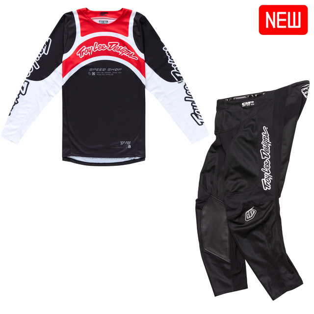 Troy Lee Designs 2025 Fall GP Pro Kit Combo - Swerve Black Red / Black Troy Lee Designs 2025 Fall GP Pro Kit Combo - Swerve Black Red / Black