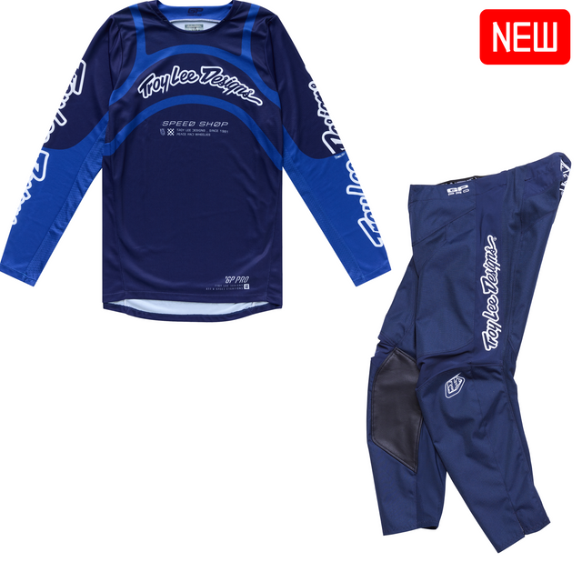 Troy Lee Designs 2025 Fall GP Pro Kit Combo - Swerve Navy Blue
