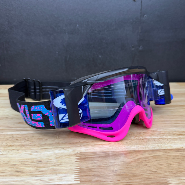 O-Frame Factory Prepped Roll-Off Goggle - Pink - Blue Doors O-Frame Factory Prepped Roll-Off Goggle - Pink - Blue Doors