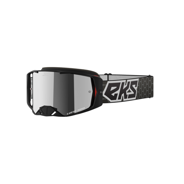 Lucid Goggle (Black/White) Silver Mirror