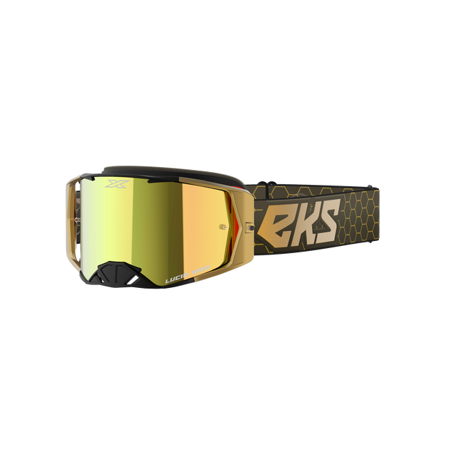Lucid Goggle (Metallic Gold/Black) Gold Mirror