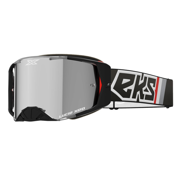 Lucid Goggle (Black/White/Red) Silver Mirror Lens Lucid Goggle (Black/White/Red) Silver Mirror Lens