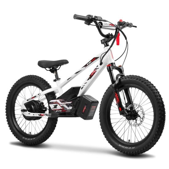 Amped A20 Pro 800W Electric Kids Balance Bike - White