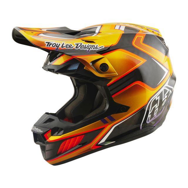 Troy Lee Designs 2026 Spring SE5 Carbon Helmet - Crest Gold