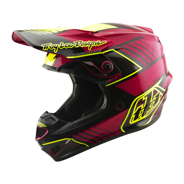 Troy Lee Designs 2026 Spring Youth GP Pro Helmet - Segment Fuchsia