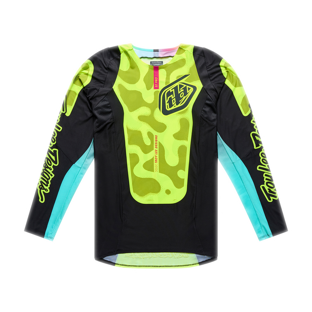 Troy Lee Designs 2026 Spring SE Pro Jersey - Myth Black Flo Yellow