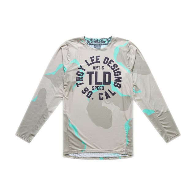 Troy Lee Designs 2026 Spring GP Pro Air Jersey - Camo Aqua Desert