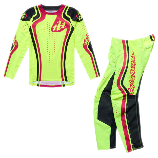 Troy Lee Designs Maglietta Ragazzi Ride Bolts - Traspirante Per Ciclismo