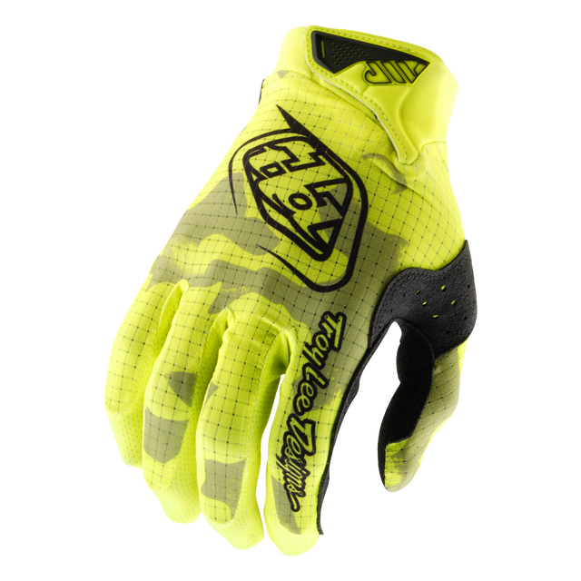 Troy Lee Designs 2025 Youth Air Glove - Blotted Flo Yellow