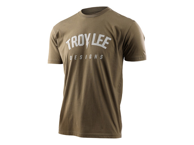 Troy Lee Designs Icon Short Sleeve Tee - Bolt Military Green