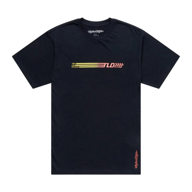 Troy Lee Designs Badge Tee - Stripes Black