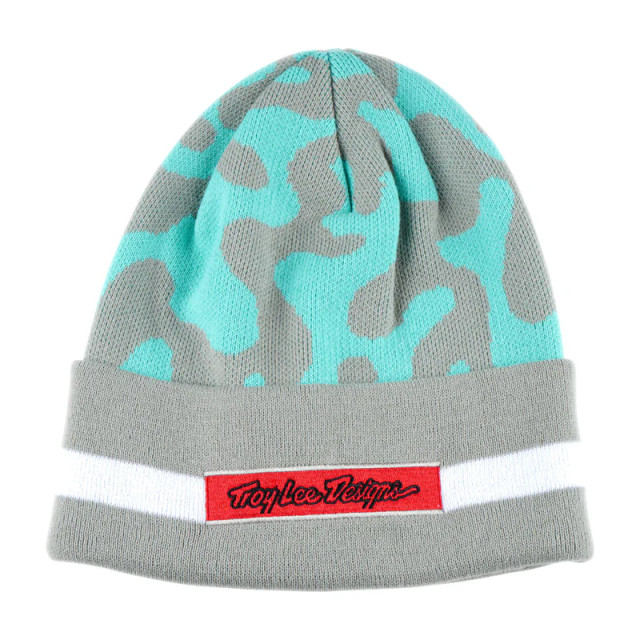 Troy Lee Designs Beanie - Flow Camo Sage / Teal
