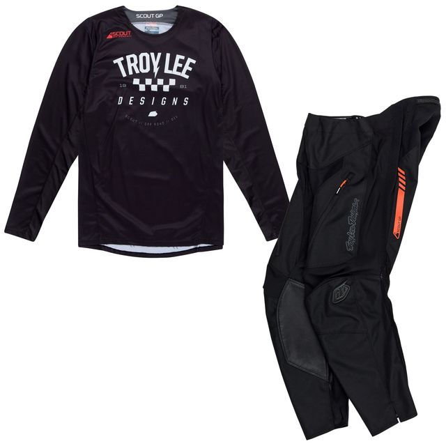 SF - Troy Lee Designs 2025 Spring Scout GP Kit Combo - Ripper Black