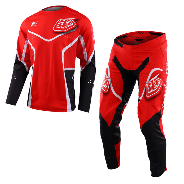 Troy Lee Designs Se Pro Kit Combo - Radian Red / White