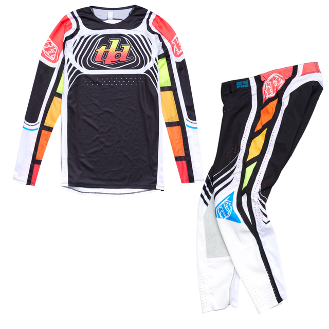 Troy Lee Designs Se Pro Kit Combo - Wavez Black / Multi