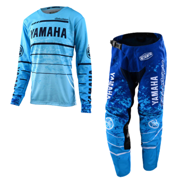 Troy Lee Designs Youth GP Kit Combo - Yamaha Cyan