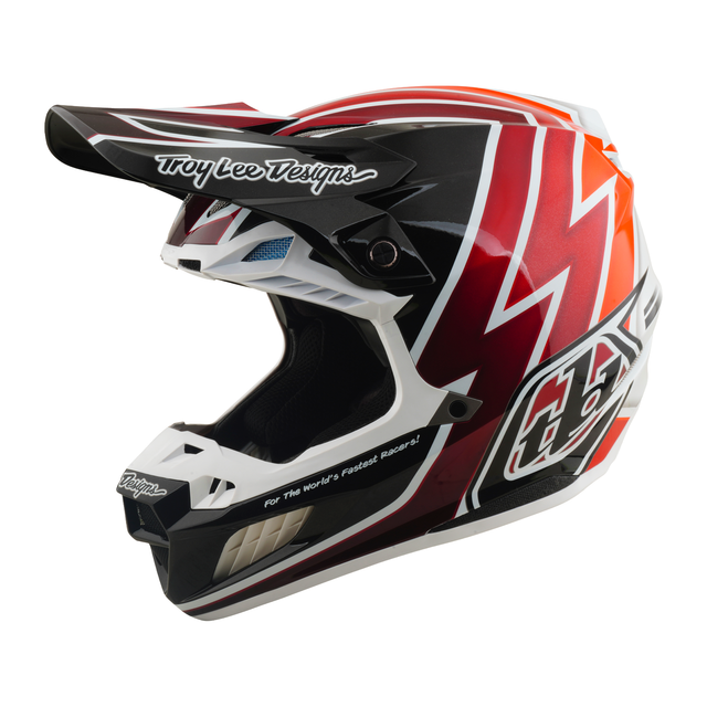 Troy Lee Designs 2026 Fall SE5 COMPOSITE Helmet w/Mips Boltz - Black / Red