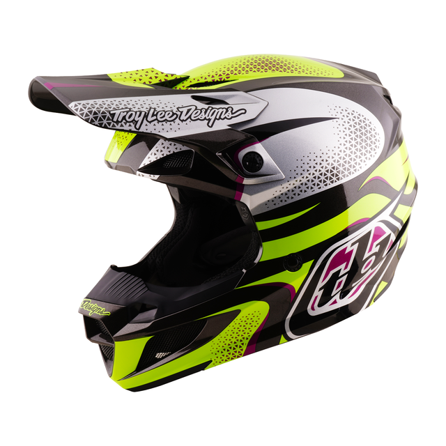Troy Lee Designs 2026 Fall SE5 POLYCARBONATE Helmet w/Mips Aura - Yellow / Black