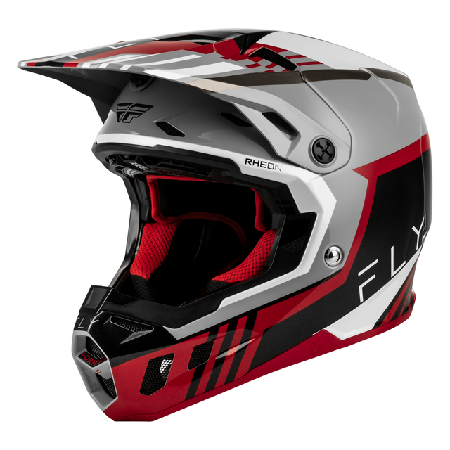 Fly Racing Formula CC Strike Helmet - Grey / Red / Black / White