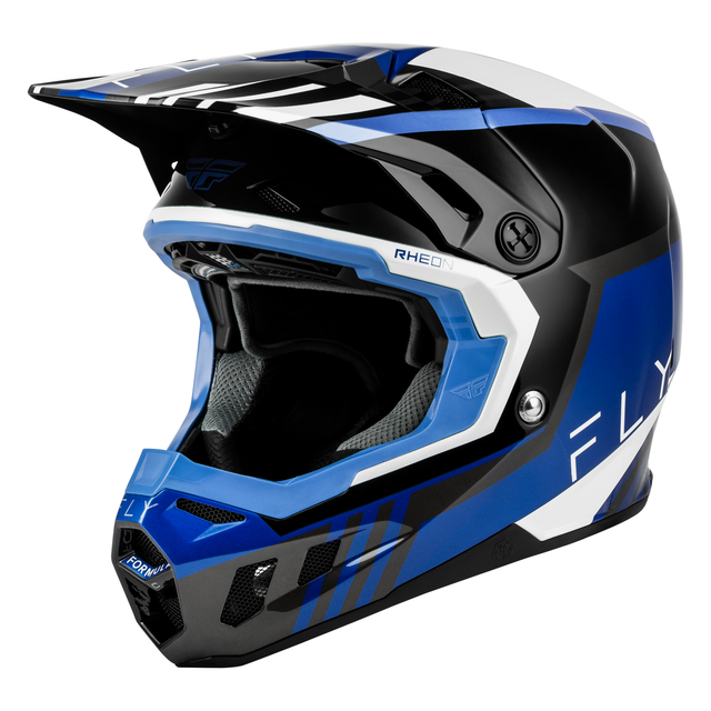 Fly Racing Formula CC Strike Helmet - Black / Blue / Grey / White
