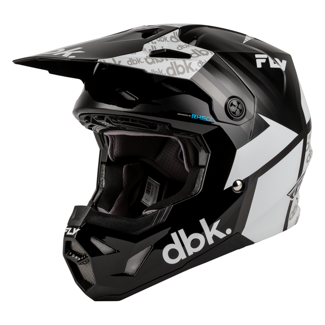 Fly Racing Formula CP DBK Helmet - Black / White / Grey
