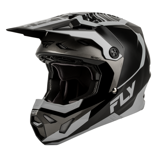 Fly Racing Formula CP Charge Helmet - Black / Grey / Light Grey