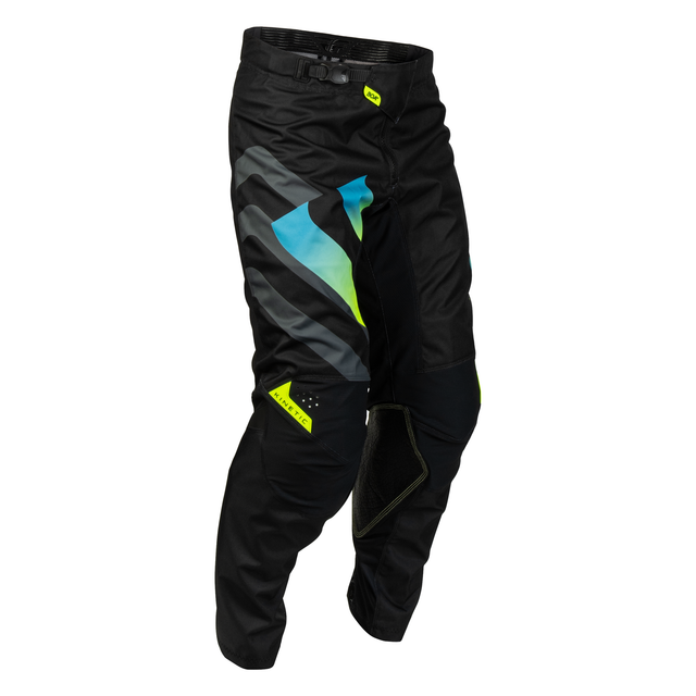 Fly Racing Kinetic Volt Pants - Black / Grey / Teal / Yellow