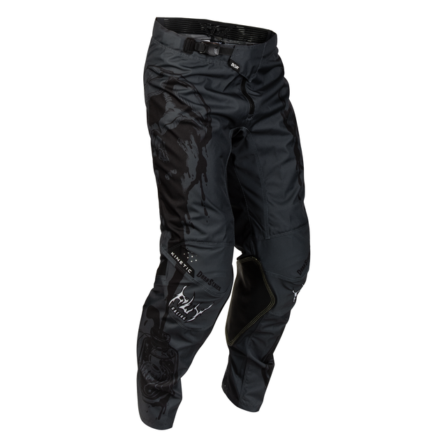 Fly Racing Kinetic Dark Series Pants - Grey / Black