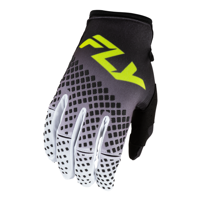 Fly Racing Kinetic Fade Gloves - Black / White / Hi-Vis
