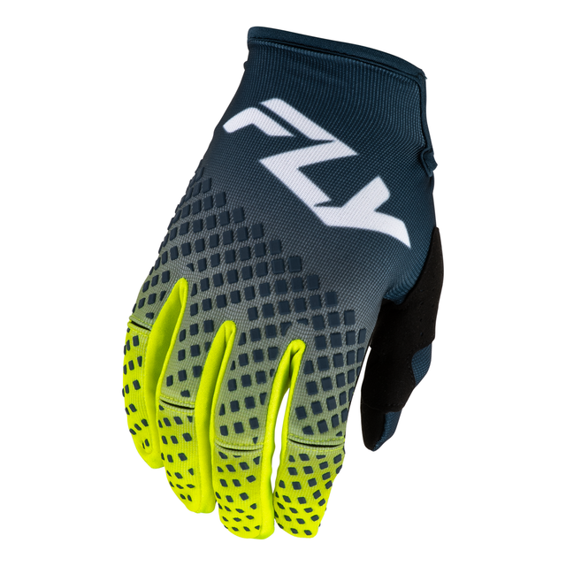 Fly Racing Kinetic Fade Gloves - Navy / Hi-Vis / White