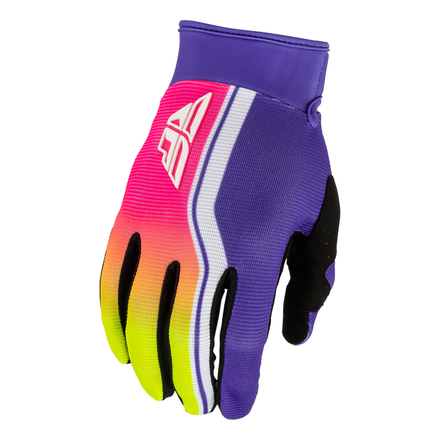 Fly Racing F-16 Raze Gloves - Purple / Red / Yellow