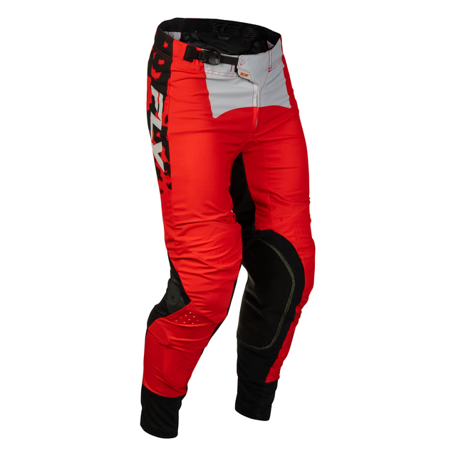 Fly Racing Youth Lite Flake Pants - Red / Grey / Black