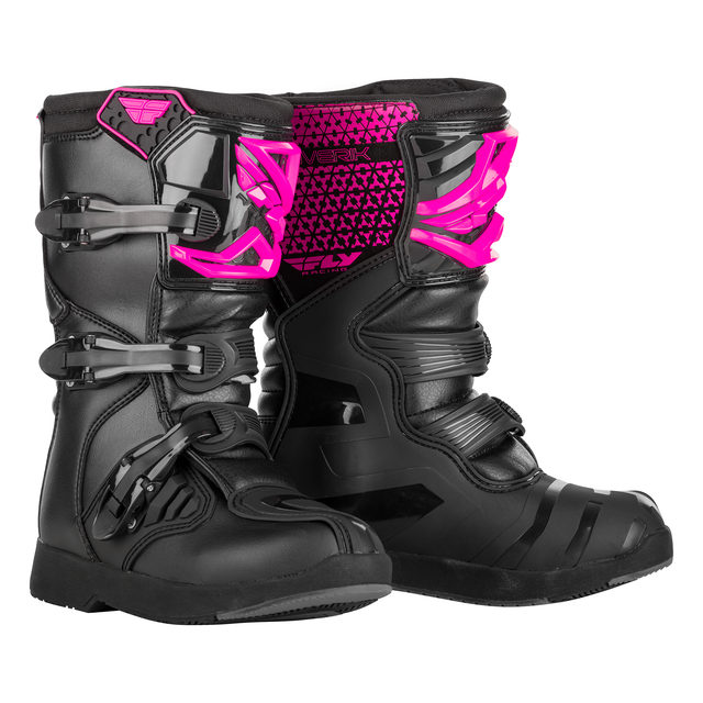 Fly Racing Youth Maverik Boot - Pink / Black