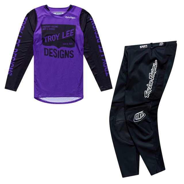 Troy Lee Designs 2026 Fall GP Pro Air Kit Combo - Locked Neo Purple