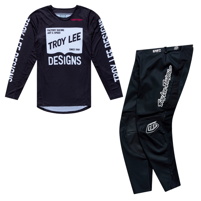 Troy Lee Designs 2026 Fall GP Pro Air Kit Combo - Locked Black