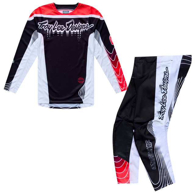 Troy Lee Designs 2026 Fall GP Pro Kit Combo - Stagger Black / Red