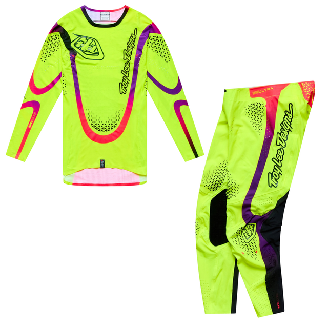 Troy Lee Designs 2026 Fall SE Ultra Kit Combo - Aura Flo Yellow