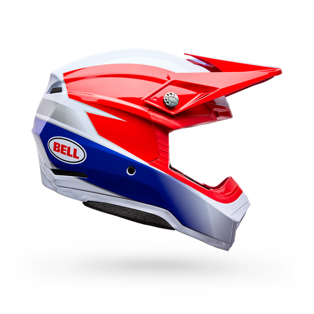Bell Moto-10 Mips Falcon Helmet ECE - Red / White