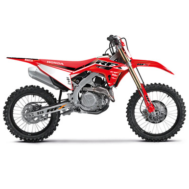 RFX Motocross Pro Full Graphics Kit Honda CRF 450 20-22 (White Background)