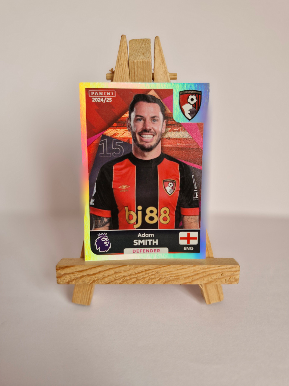 #32 Adam Smith (AFC Bournemouth) Panini Premier League 2025 Sticker ...