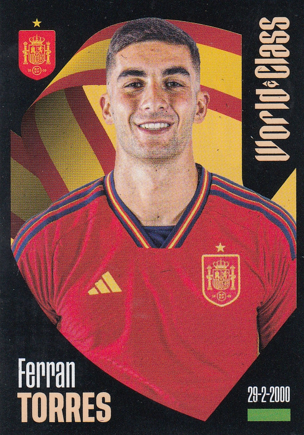 #323 Ferran Torres (Spain) Panini World Class 2024 Sticker Collection ...