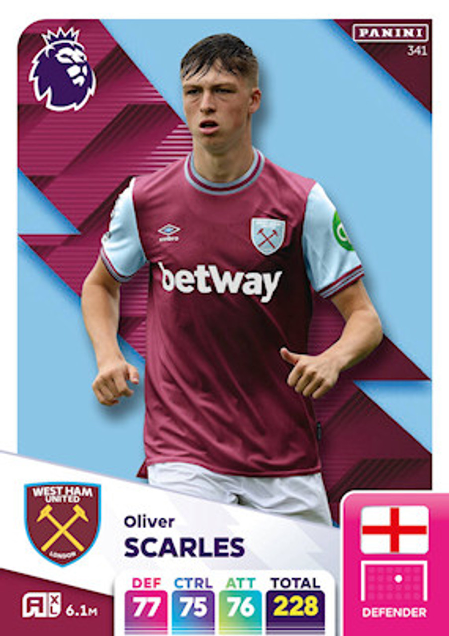 PANINI サッカーカード CHRONICLES PANINI TOMAS SOUCEK WEST HAM INITED 19/23 #24 送料無料 中古 IT2 341 Oliver Scarles (West Ham United) Panini Adrenalyn XL
