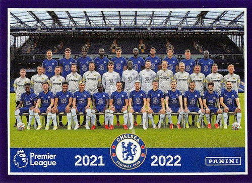 #180 Team Photo (Chelsea) Panini Premier League 2022 Sticker Collection